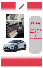 BYD SEALION 7 Set ( Büyük Boy Kadran + Multimedia) 9H Nano Ekran Koruyucu
