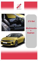 Opel Astra Set (Kadran + Multimedia) 9H Nano Ekran Koruyucu