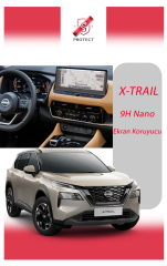 Nissan X-Trail Multimedia 9H Nano Ekran Koruyucu