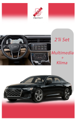 AUDI A6 Set (Multimedia + Klima ) 9H Nano Ekran Koruyucu